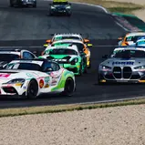 #12 Team Piro Sports Toyota Lamberg / Robin Falkenbach / Cedric Piro / Toyota GR Supra GT4 / Motorsport Arena Oschersleben
