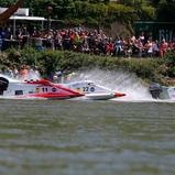 ADAC Motorboot Masters, Lorch am Rhein, Edgaras Riabko, Attila Horvath, Nikita Lijcs