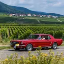 Das drittplatzierte Team war in einem Ford Mustang unterwegs