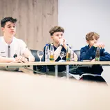 Rocco Sessler, Jonathan Frank und Fynn Kratochwil