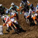 Lucas Leok (111) fuhr einen Start-Ziel-Sieg im ADAC MX Junior Cup 85 ein