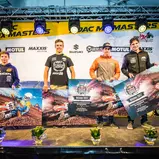 ADAC MX Masters, Holzgerlingen, Nick Domann (Deutschland/KTM/Falcon Motorsports), Tom Koch (Deutschland/KTM/KTM Sarholz Racing Team), Michael Sandner (Österreich/KTM/Thermotec Racing KTM) und Dennis Ullrich (Deutschland/KTM/KTM Sarholz Racing Team)