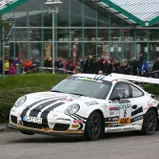 Greift nun auch nach der Führung im ADAC Rallye Masters: Ruben Zeltner im Porsche 911 GT3
