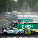 #70 Razoon - xAutomotive Racing / Maximilian Tarillion / Victor Nielsen / BMW M4 GT4 Evo / #31 AVIA W&S Motorsport / Lachlan Robinson / Oskar Lind Kristensen / Porsche 718 Cayman GT4 RS CS / Norisring