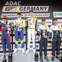 Das Podium der ADAC GT4 Germany am Sonntag in Oschersleben