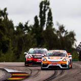 #91 Wimmer Werk Motorsport / Oskar Dix / Egor Litvinenko / Porsche 718 Cayman GT4 RS CS, Sachsenring