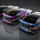 Heckansicht der Mercedes-AMG GT4 für die ADAC GT4 Germany (Quelle: CV Performance Group)