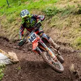 Dennis Ullrich hat es bei der DMX Open in Schweighausen zurück auf die oberste Stufe des Podiums geschafft