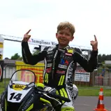 #14 / Jamie Loth / Ohvale MotoMini-110 / ADAC Mini Bike Cup, Templin
