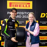 #91 Thomas Preining (AUT / Porsche 911 GT3 R / Manthey EMA) und Anna Grubeck, Head of Sport Sponsoring BWT Holding, #91 Thomas Preining (AUT / Porsche 911 GT3 R / Manthey EMA), Oschersleben