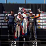 Das Podium der ADAC TCR Germany auf dem Salzburgring