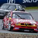 Stefan Rupp feiert mit seinem Alfa Romeo 155 ITC einen Sieg und einen zweiten Platz (Foto: Tourenwagen Legenden)