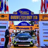 Timo Schulz/Michael Wenzel: Schon der Start in Zlín ließ auf eine starke Rallye hoffen