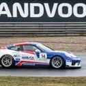 Toni Wolf feierte im Porsche Carrera Cup Deutschland mit Rang vier sein bisher bestes Saisonergebnis