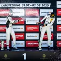 Das Logo von Montana ist auch bei den Siegerehrungen zu sehen
