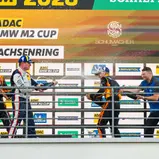 Siegerehrung BMW M2 Cup Rennen 1 am Samstag, Sachsenring 2026