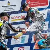 Patriks Cirulis ( Lettland / Husqvarna / SCHMICKER SILVE RACING ) und Martins Cirulis ( Lettland / Husqvarna / SCHMICKER SILVE RACING ) beim ADAC MX Junior CupPatriks Cirulis ( Lettland / Husqvarna / SCHMICKER SILVE RACING ) und Martins Cirulis ( Lettland