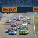 ADAC GT Masters, Hockenheim, HCB-Rutronik Racing, Patric Niederhauser, Kelvin van der Linde, Orange1 by GRT Grasser, Rolf Ineichen, Franck Perera