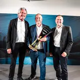 Night of the champions: ADAC Ehrenpräsident Hermann Tomczyk, HRT-Teamchef Ulrich Fritz und ADAC Vorstand Dr. Dieter Nirschl