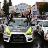 Sieger im Favoriten-Dreikampf: Hermann Gaßner Junior gewann im Mitsubishi Lancer R4 den vierten DRM-Lauf in Hessen