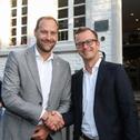Marco Sautner, Geschäftsführer Infront Germany (li.) und ADAC e.V. Geschäftsführer Lars Soutschka