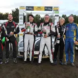 Das Podium der ADAC Ostsee Rallye 2015