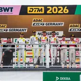 Das Sonntagspodium der ADAC GT4 Germany auf dem Norisring