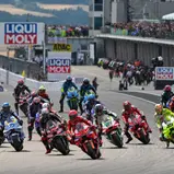 Von Beginn an kontrollierte Marc Marquez das Geschehen an der Spitze