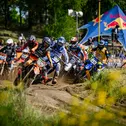 Schnellstarter Moritz Ernecker (929) gewann alle Red Bull Holeshots der 125 ccm-Klasse