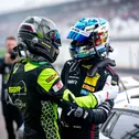 Mirko Bortolotti beschreibt seinen Konkurrenten Maro Engel (l-r) als absoluten Top-Fahrer