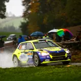 #3 Philip Geipel / Katrin Becker-Brugger (ADAC Sachsen e.V., Škoda Fabia Rally2 Evo), ADAC 3 Städte Rallye