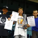 (v.l.n.r.) Till Trinks, Ben Warzecha und Ron Richter