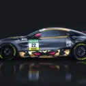 Seitenansicht des Aston Martin Vantage GT4 vom Team Speed Monkeys © Team Speed Monkeys