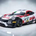 So sieht der Porsche 718 Cayman GT4 RS Clubsport von AVIA W&S Motorsport aus (Bild: AVIA W&S Motorsport)