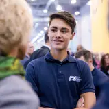 Lion Florian, Motocross-Pilot der ADAC Stiftung Sport im Förderkader 2018, Essen Motor Show