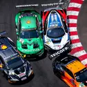 Tür an Tür bei der DTM am Norisring: Mirko Bortolotti, Marco Wittmann und Timo Glock (l-r)