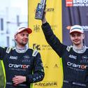 Gewohntes Bild: Carlberg (r.) und Eriksen standen in drei Saisonrallyes drei Mal auf dem Podest