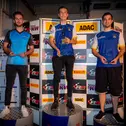 Tim Jarschel siegt im zweiten E-Sports-Rennen vor Moritz Löhner und Julian Kunze
