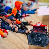 Langjähriger WM-Pilot Tanel Leok als Helfer in der Helferbox