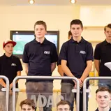 ADAC Stiftung Sport, Präsentation, Essen Motor Show, Bahnsport: Norick Blödorn, Erik Bachhuber (v.l.)