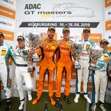 ADAC GT Masters, Nürburgring, Orange1 by GRT Grasser, Christian Engelhart, Mirko Bortolotti, Toksport WRT, Luca Stolz, Maro Engel, HCB-Rutronik Racing, Patric Niederhauser, Kelvin van der Linde