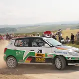 Der Nordhesse Konstantin Keil kämpft auch um den Sieg im Norddeutschen ADAC Rallye Cup