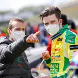 Youngster "Luci" Trefz (r.) startet zusammen mit Ex-Meister Christopher Haase in einem Audi R8 LMS