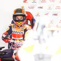 Marc Marquez stürzte am Sonntagmorgen im Aufwärmtraining und verzichtete auf seinen Start
