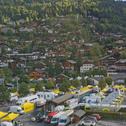 Alpine Idylle: Der Wintersportort Morzine verwandelt sich alljährlich in einen Rallye-Serviceplatz