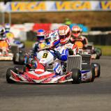 Alexander Heil an der Spitze der Schaltkart-Klasse KZ2