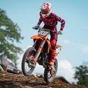 Gaststarter Ryan Oppliger brillierte mit dem Punktemaximum im ADAC MX Junior Cup 125