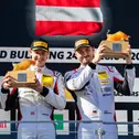 Leo Pichler und Colin Bönighausen jubeln über ihren Sieg