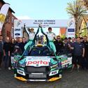 Marijan Griebel und Co-Pilotin Ella Kremer haben die 36. ADAC Actronics Rallye Sulingen klar für sich entschieden