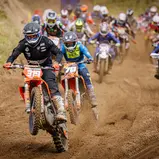 Start beim ADAC MX Youngster Cup mit Quentin Prugnieres ( Frankreich / KTM / WZ‐RACING KTM ) beim ADAC MX Youngster Cup
